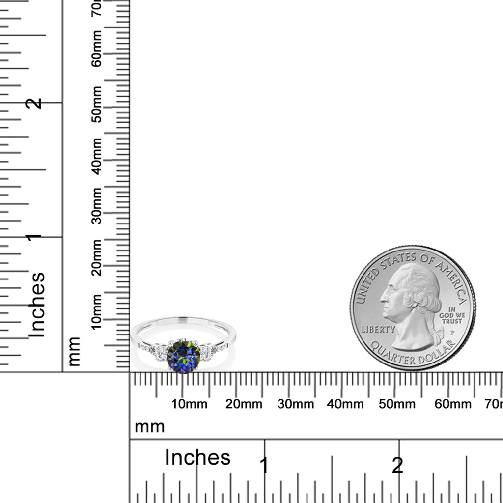 Ring in 10K White Gold
