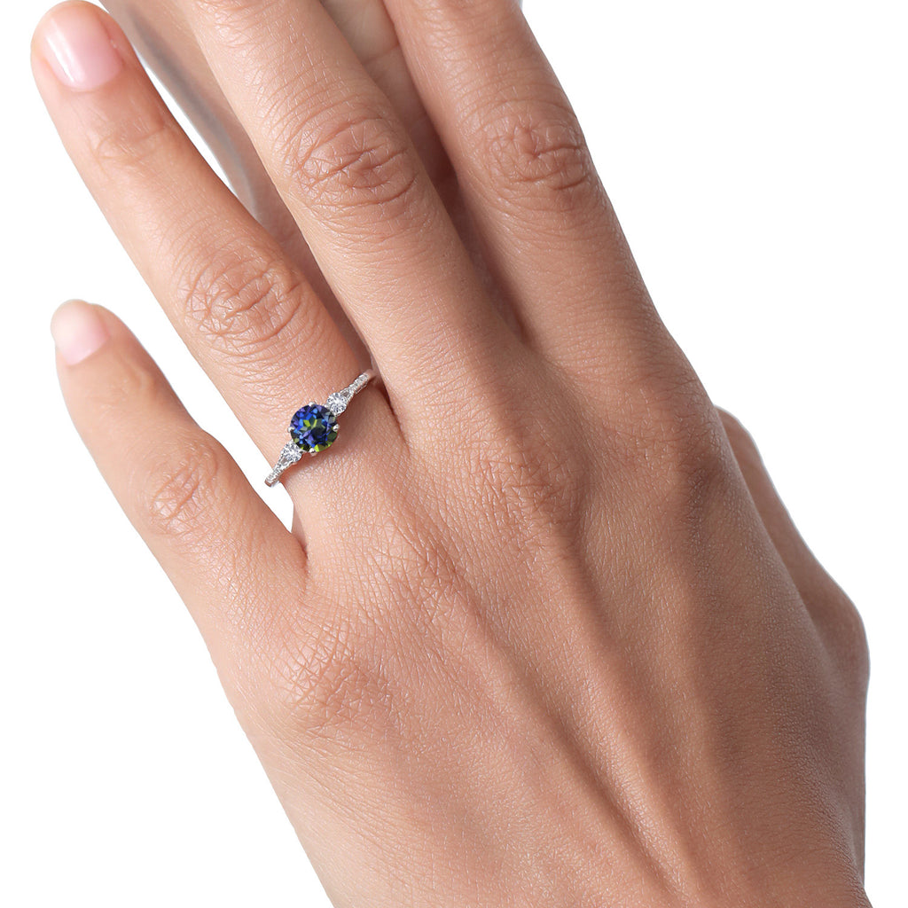 Ring in 10K White Gold