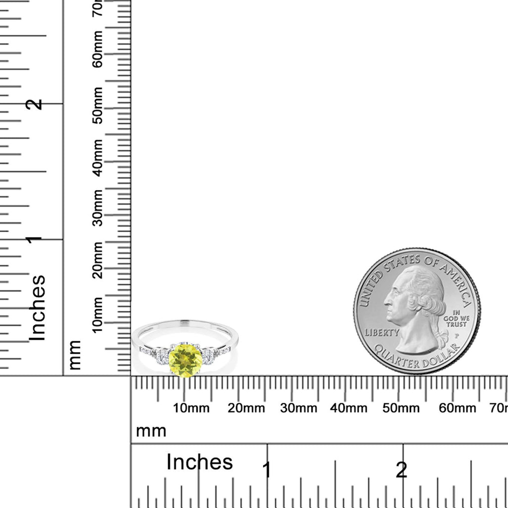 Ring in 10K White Gold