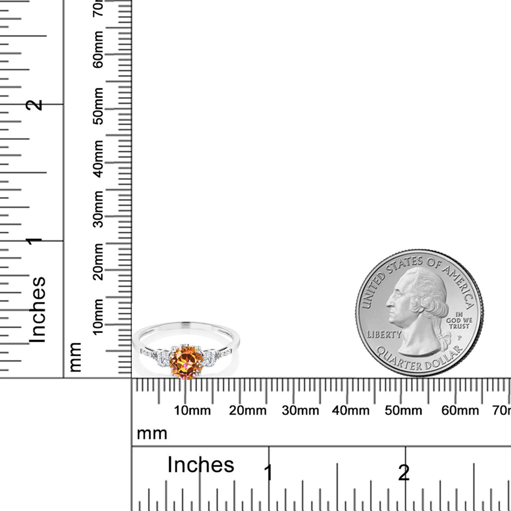 Ring in 10K White Gold