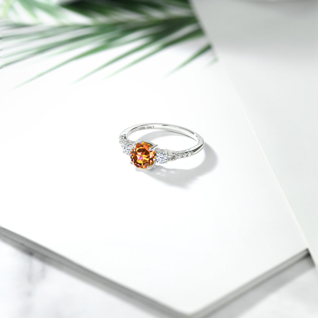 Ring in 10K White Gold