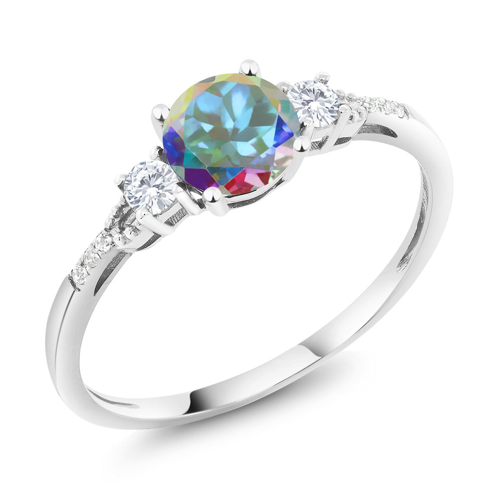 Ring in 10K White Gold