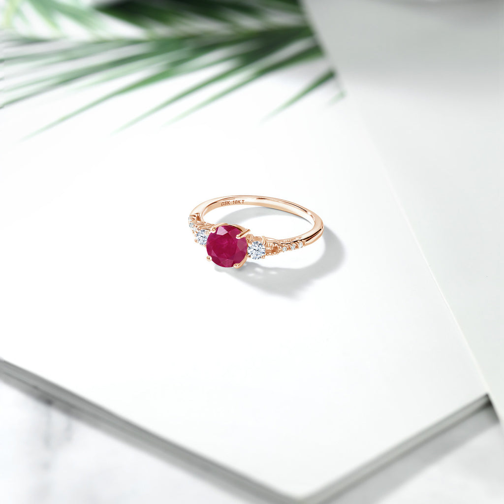 Ring in 10K Rose Gold