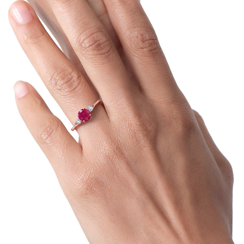 Ring in 10K Rose Gold