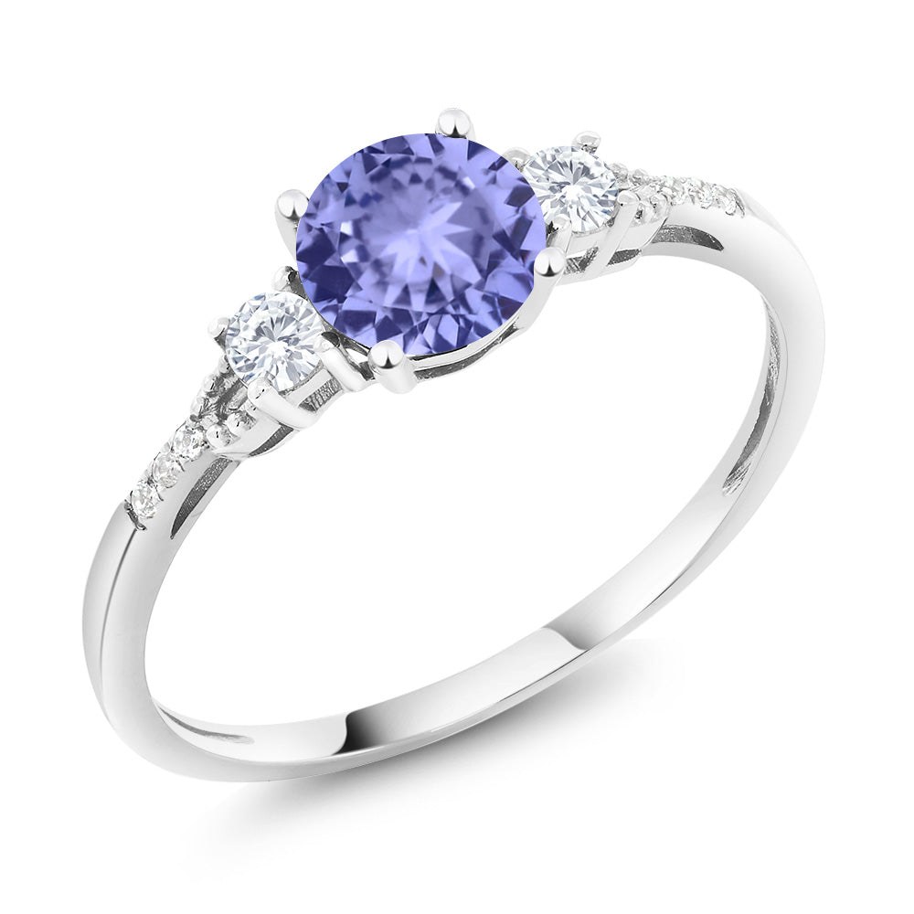 Tanzanite - December_5_Ring in 10K White Gold