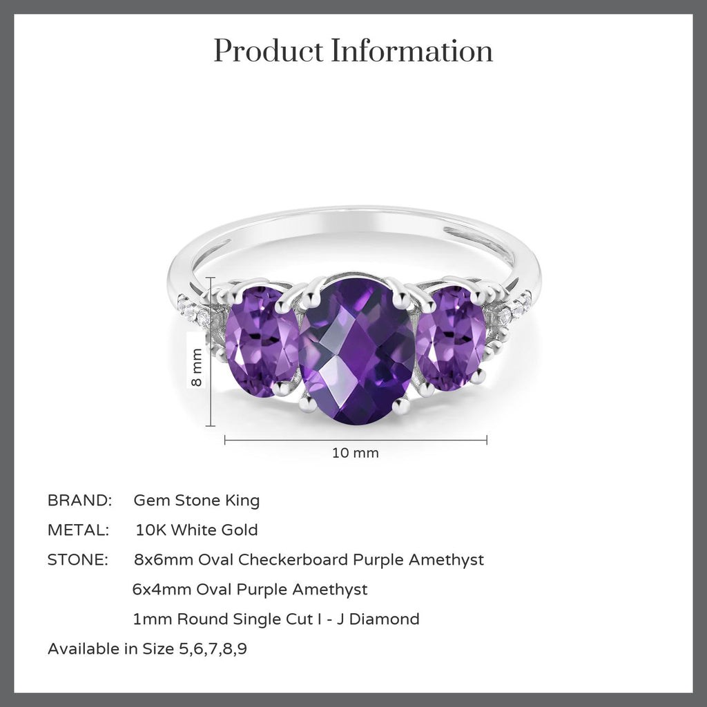Ring in 10K White Gold