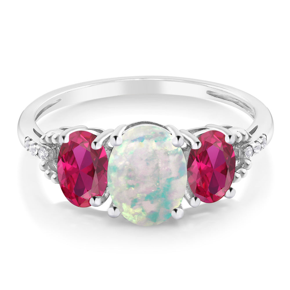 Ring in 10K White Gold