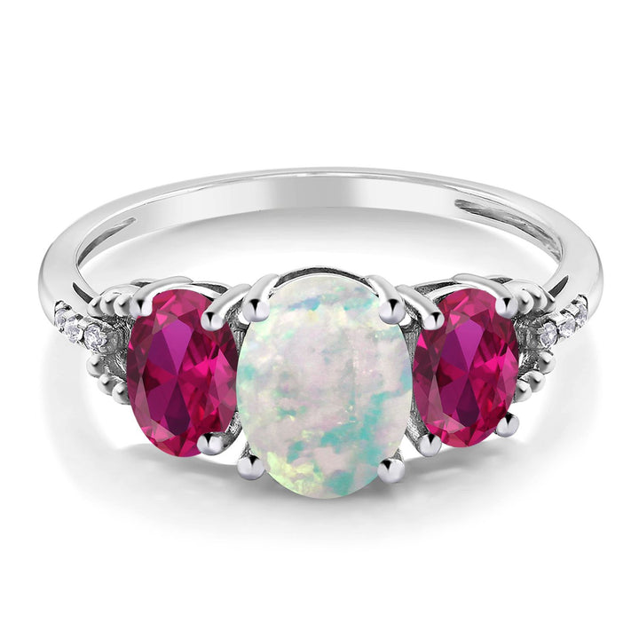 Ring in 10K White Gold