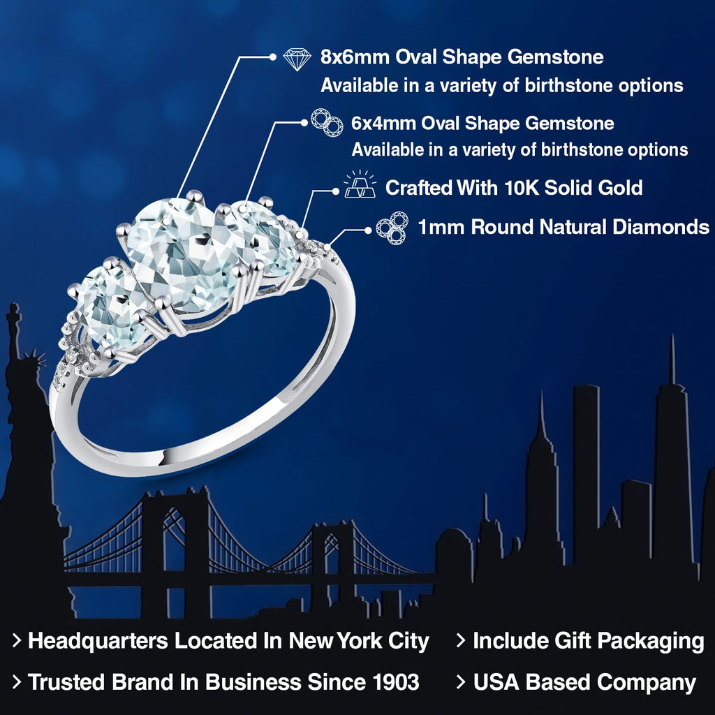Ring in 10K White Gold