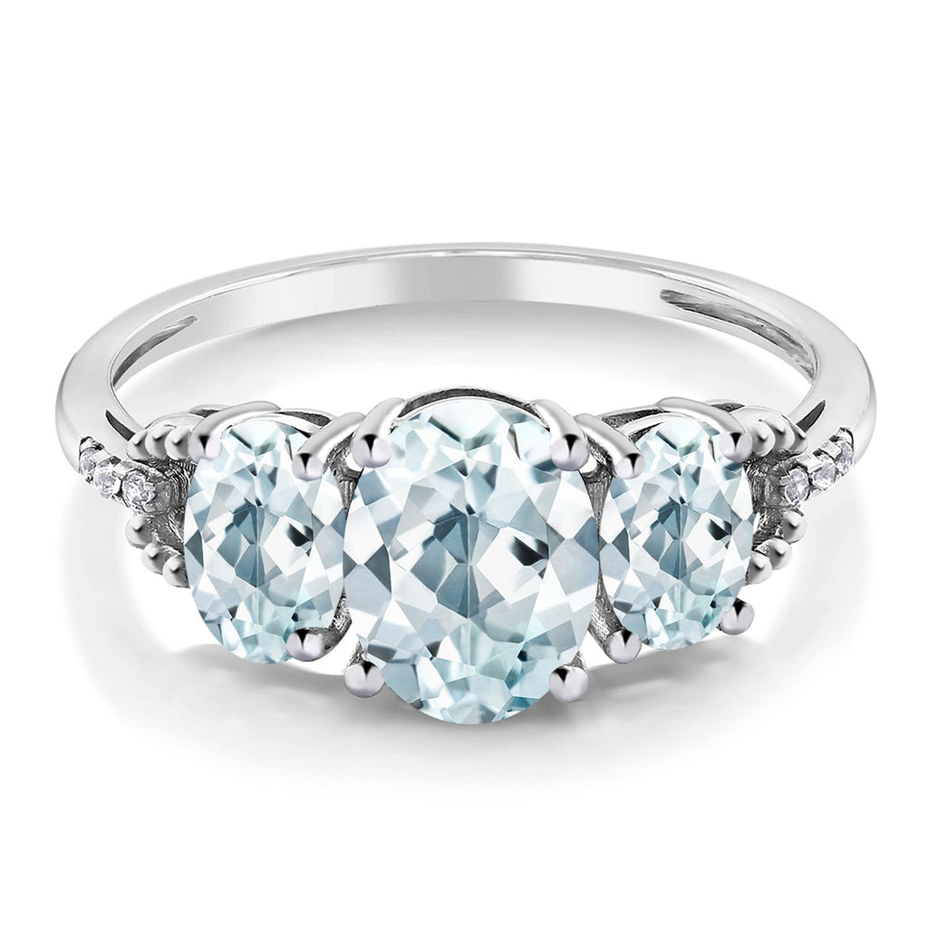 Ring in 10K White Gold
