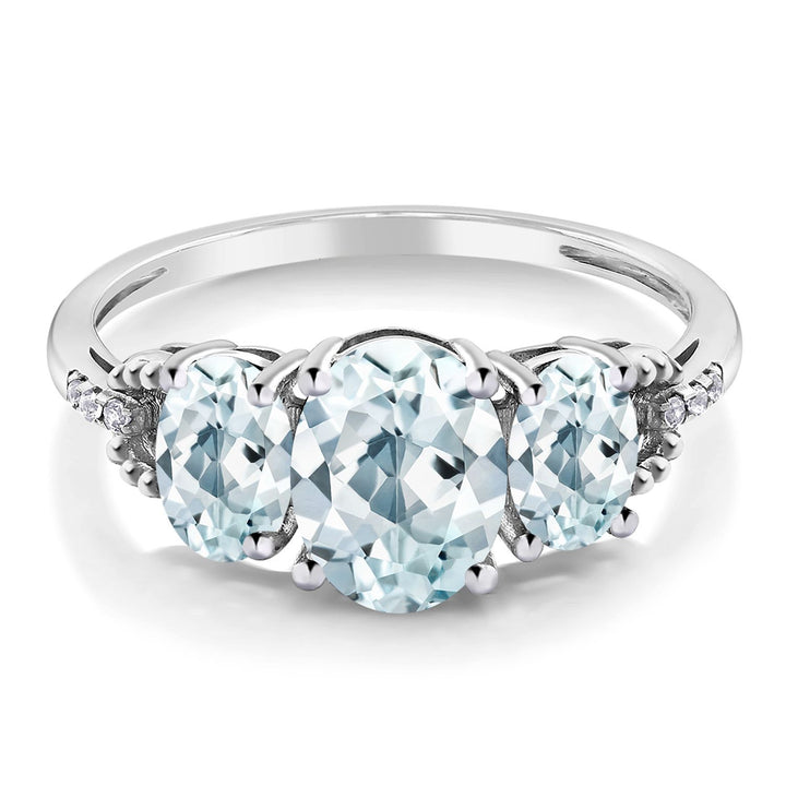 Ring in 10K White Gold