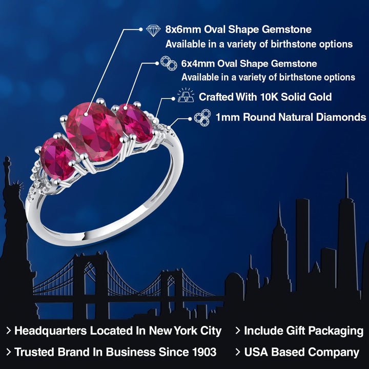 Ring in 10K White Gold