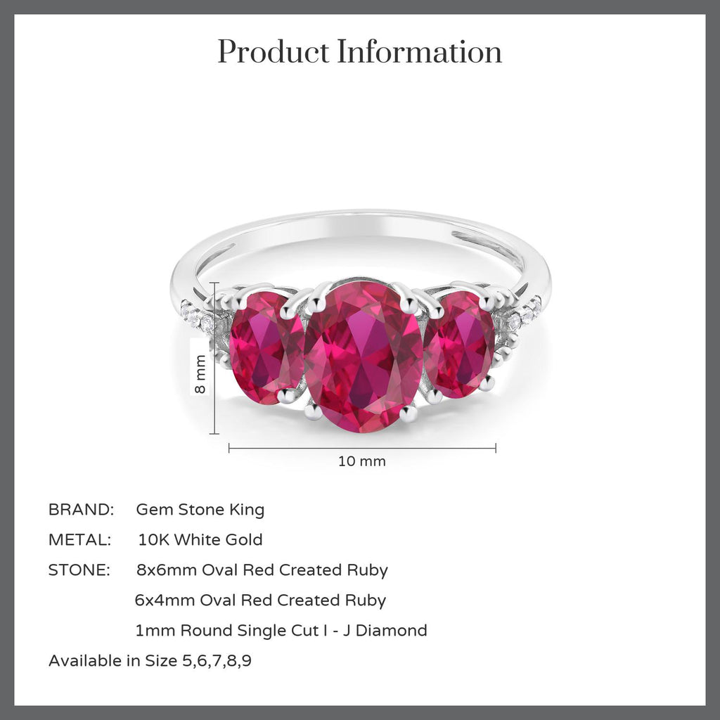 Ring in 10K White Gold