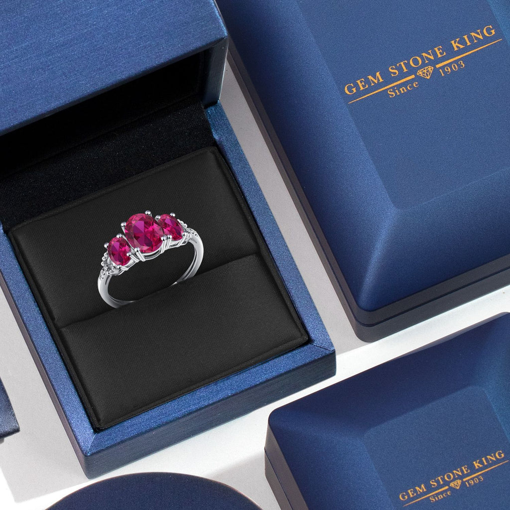Ring in 10K White Gold