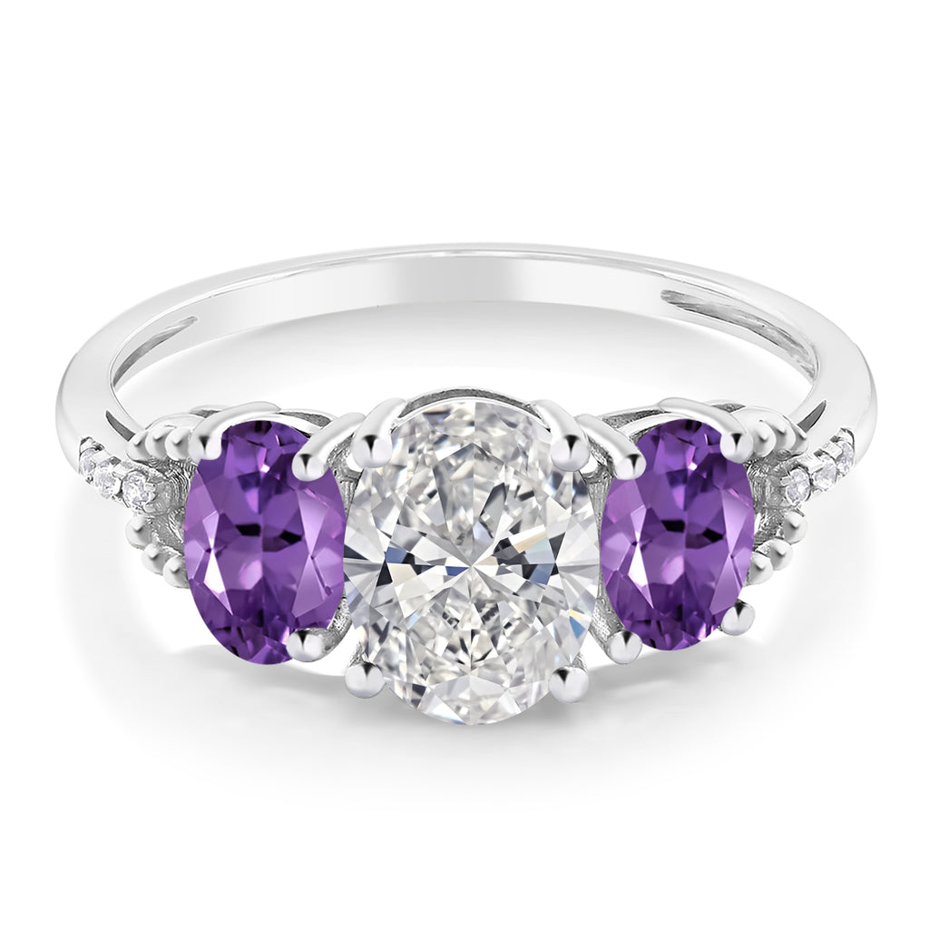 Ring in 10K White Gold