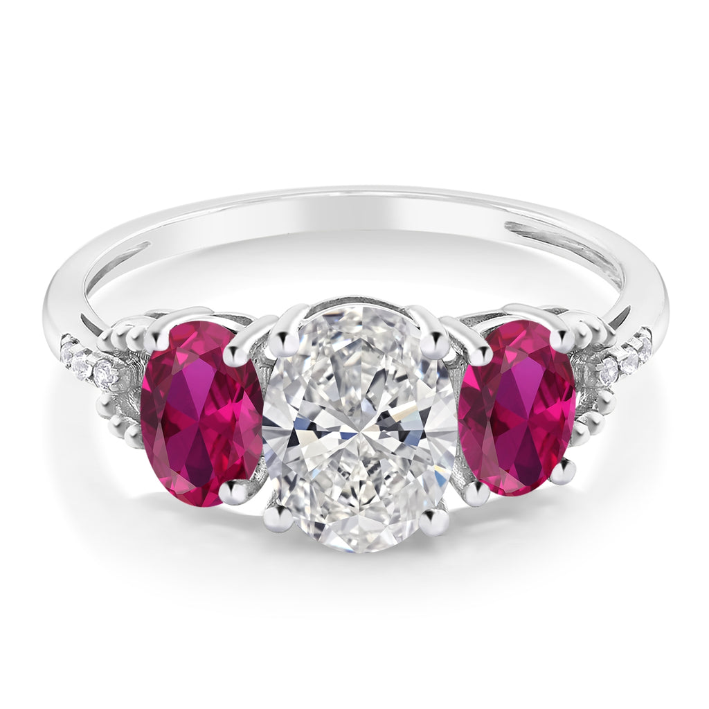 Ring in 10K White Gold