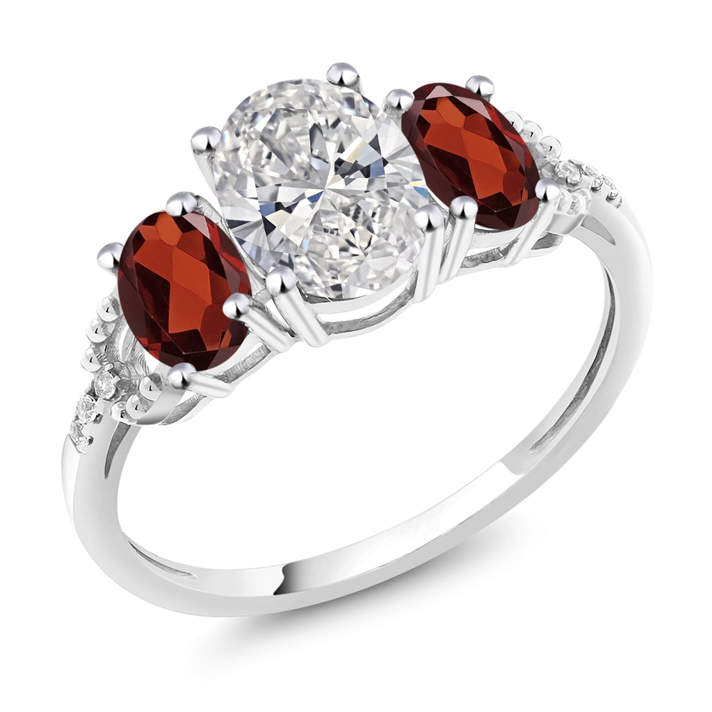Ring in 10K White Gold