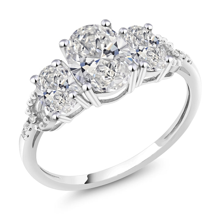 Ring in 10K White Gold