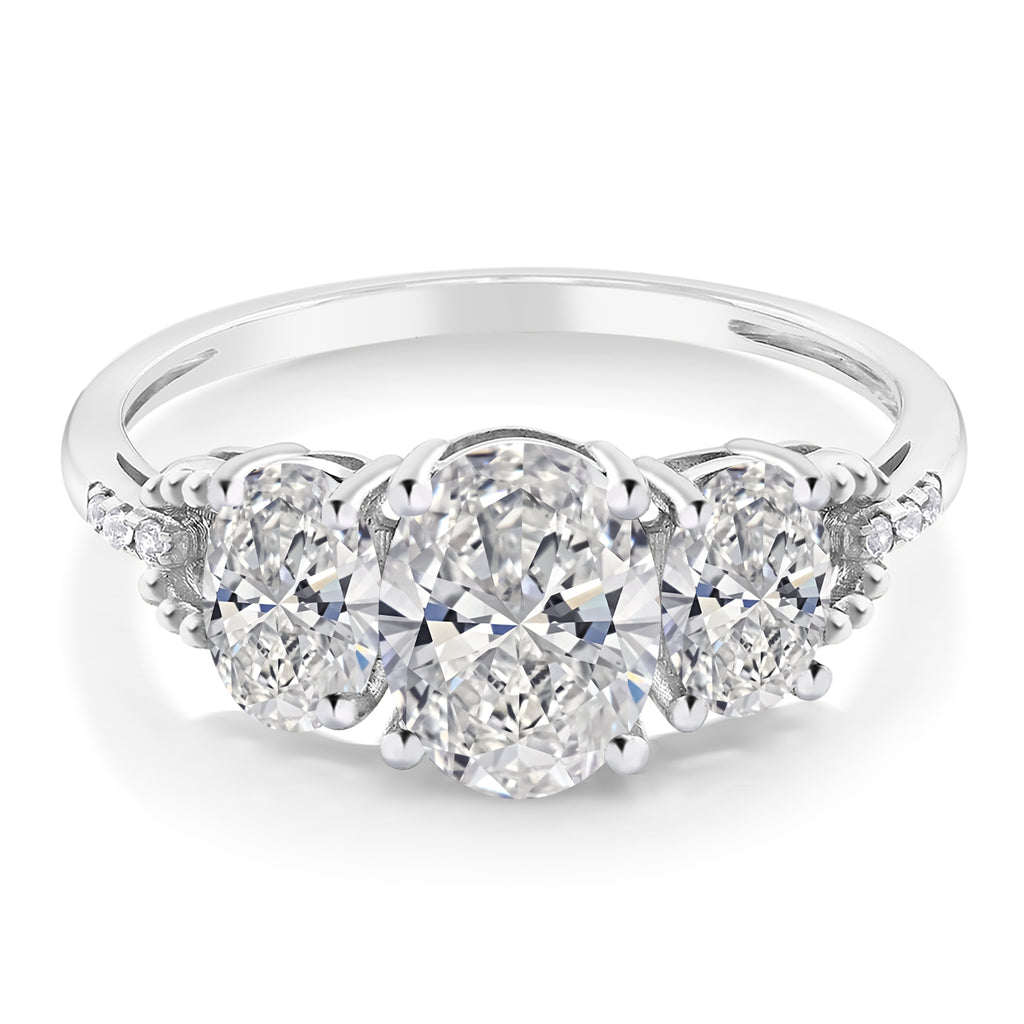 Ring in 10K White Gold