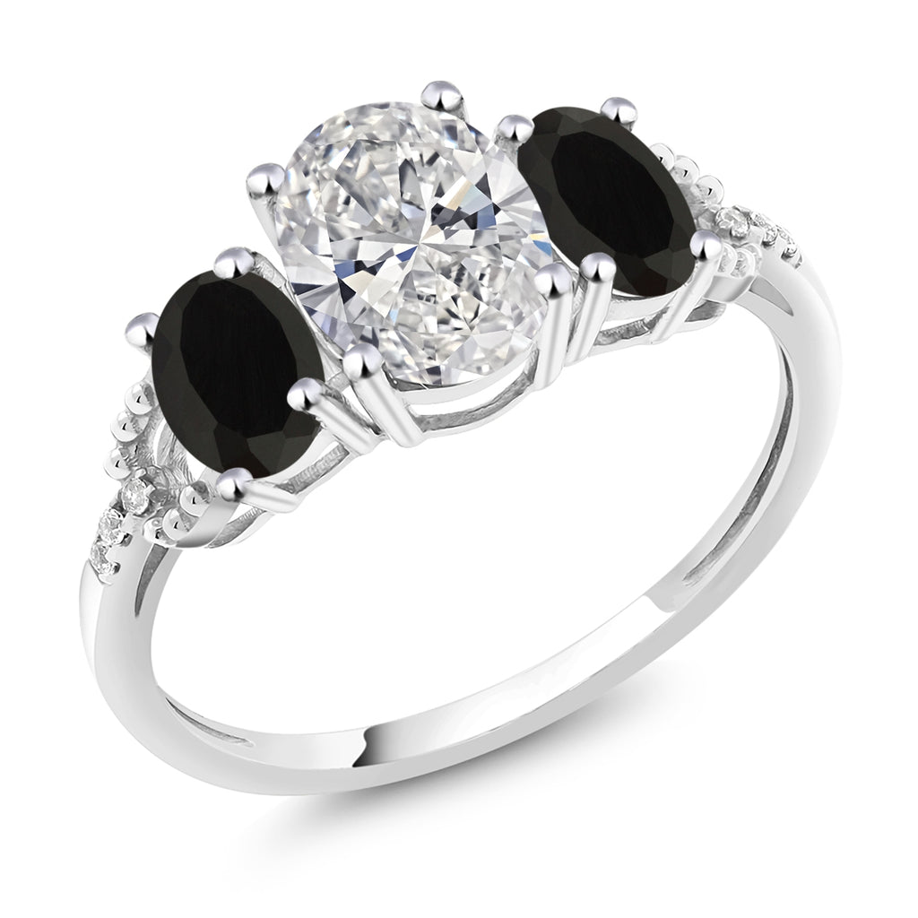 Ring in 10K White Gold