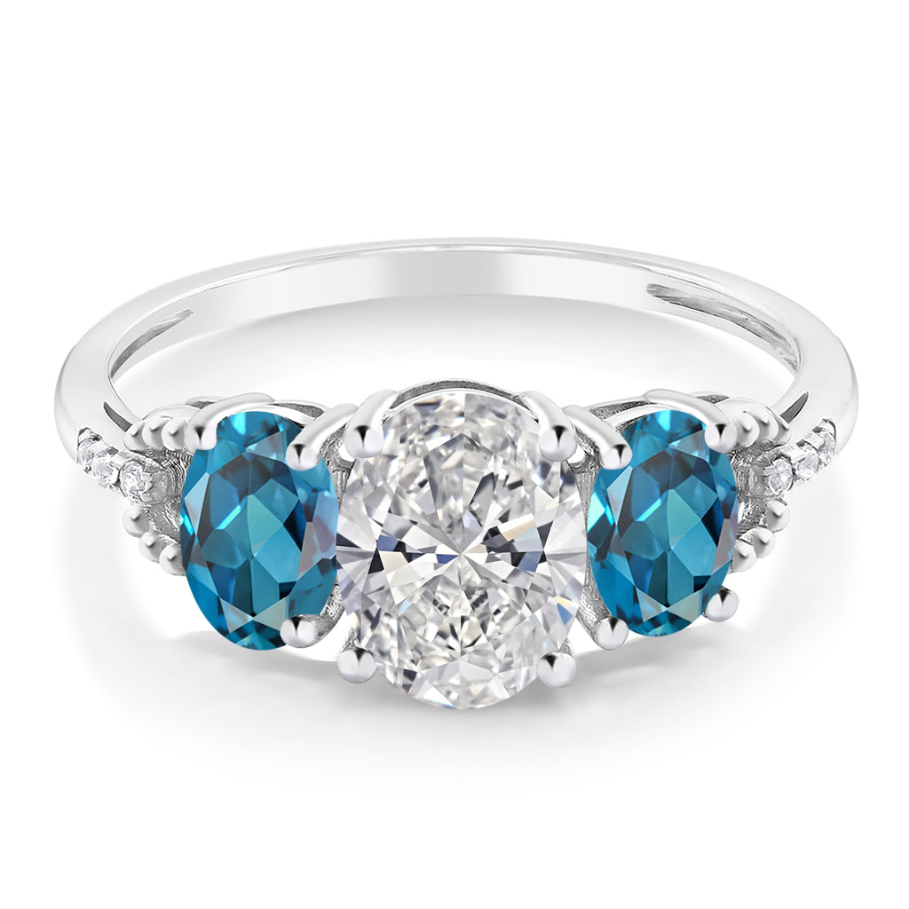 Ring in 10K White Gold