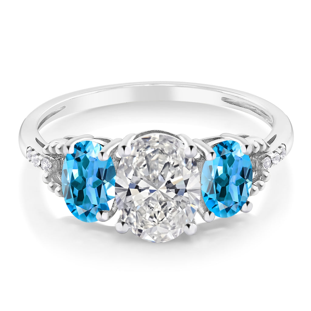 Ring in 10K White Gold