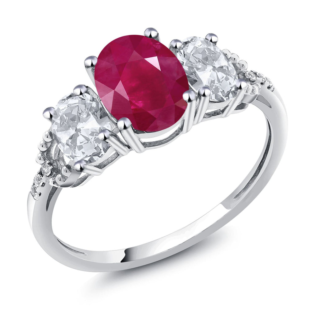 Ruby - July_9_Ring in 10K White Gold