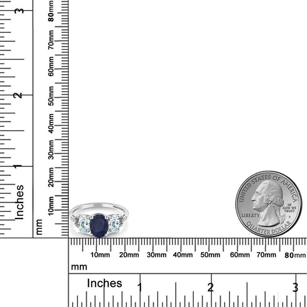 Ring in 10K White Gold