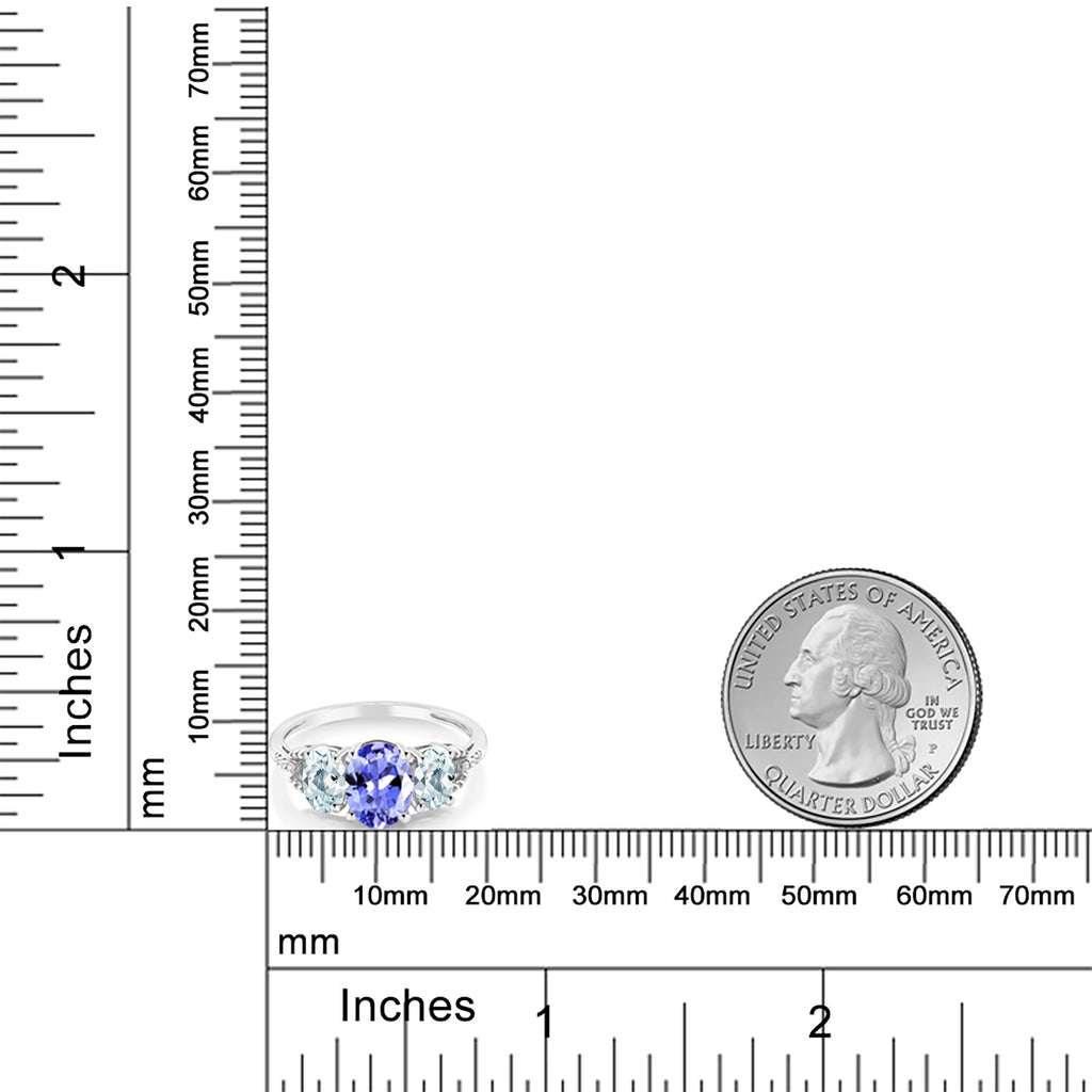 Ring in 10K White Gold