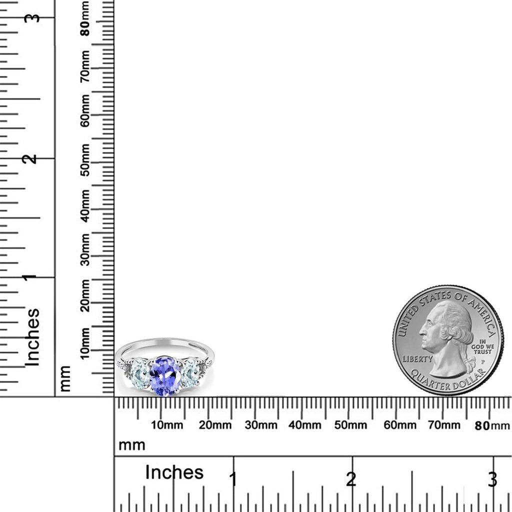 Ring in 10K White Gold