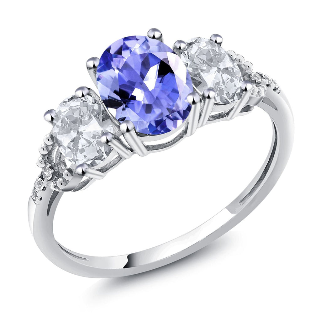 Tanzanite - December_5.5_Ring in 10K White Gold
