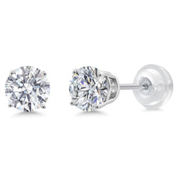 Earrings in 14K White Gold