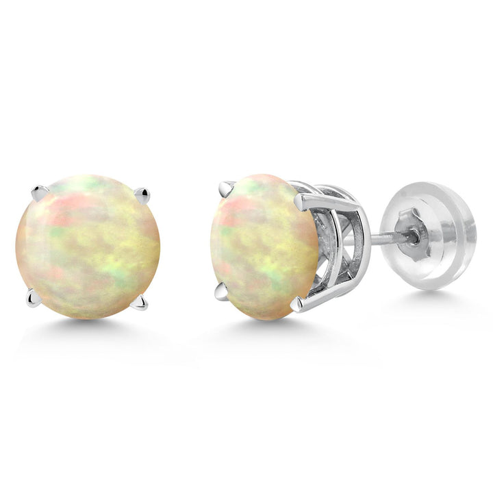 Earrings in 14K White Gold