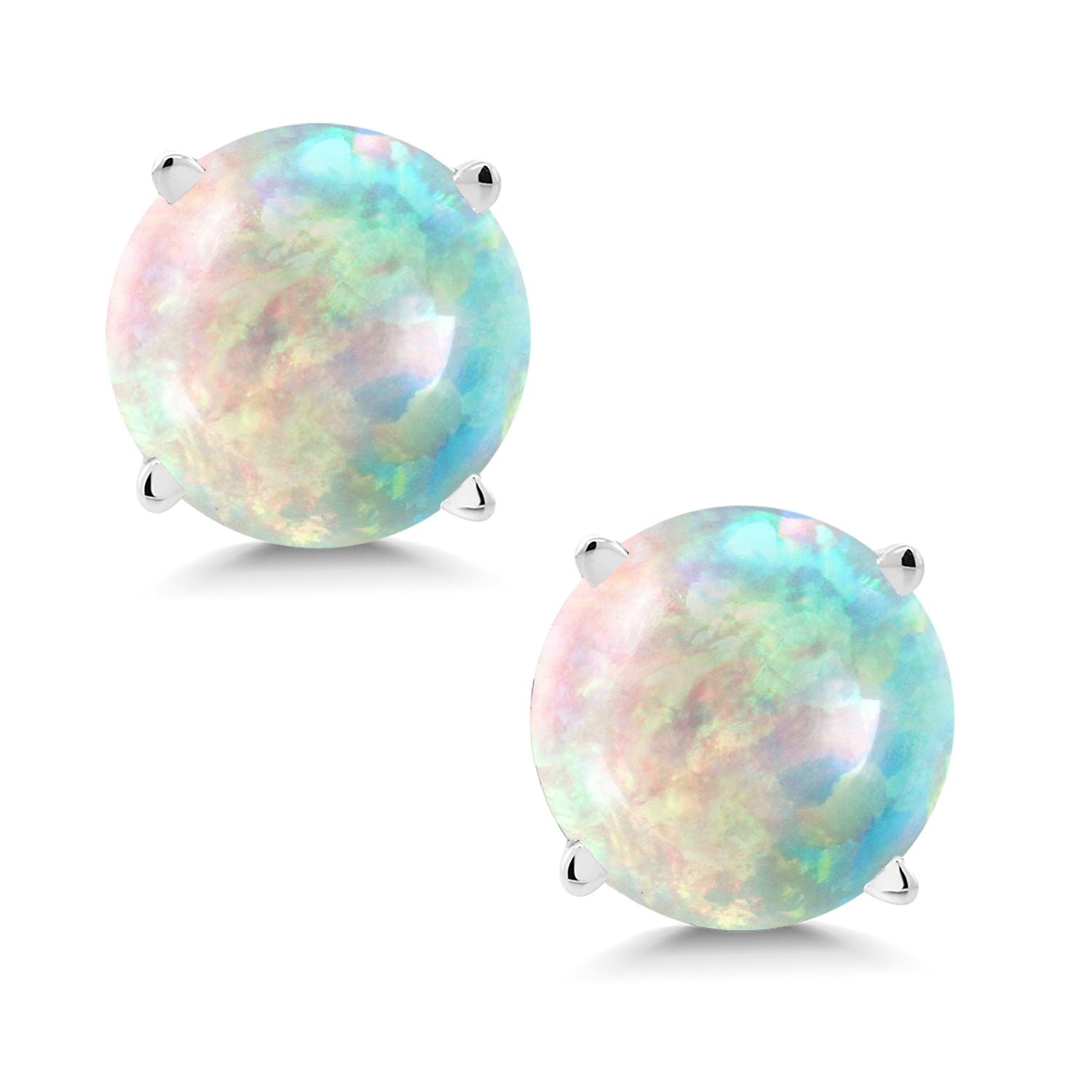 Earrings in 14K White Gold