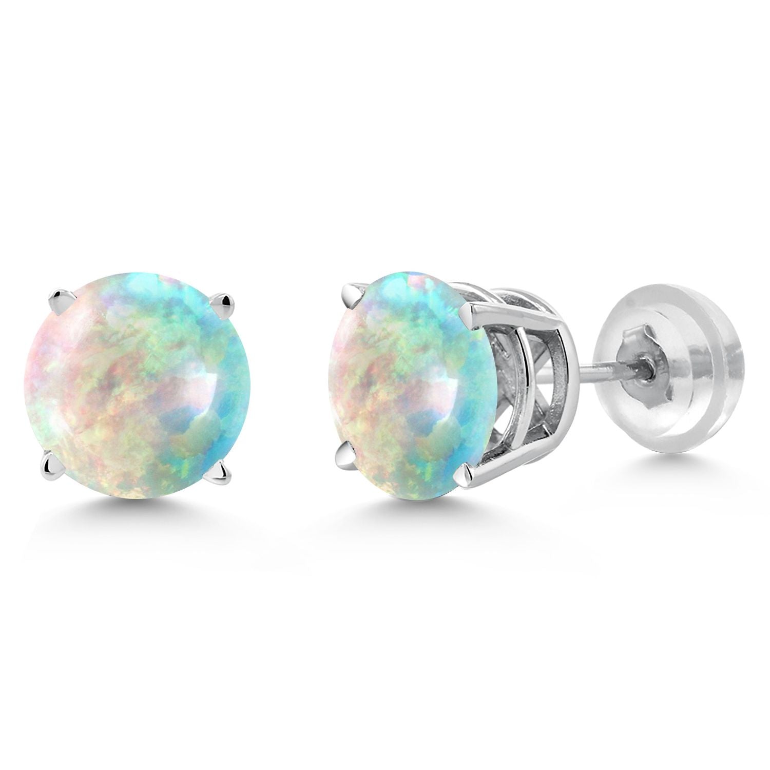 Earrings in 14K White Gold