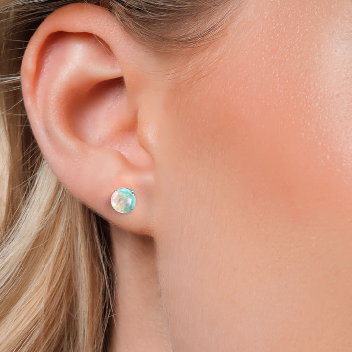 Earrings in 14K White Gold