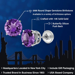 Earrings in 14K White Gold