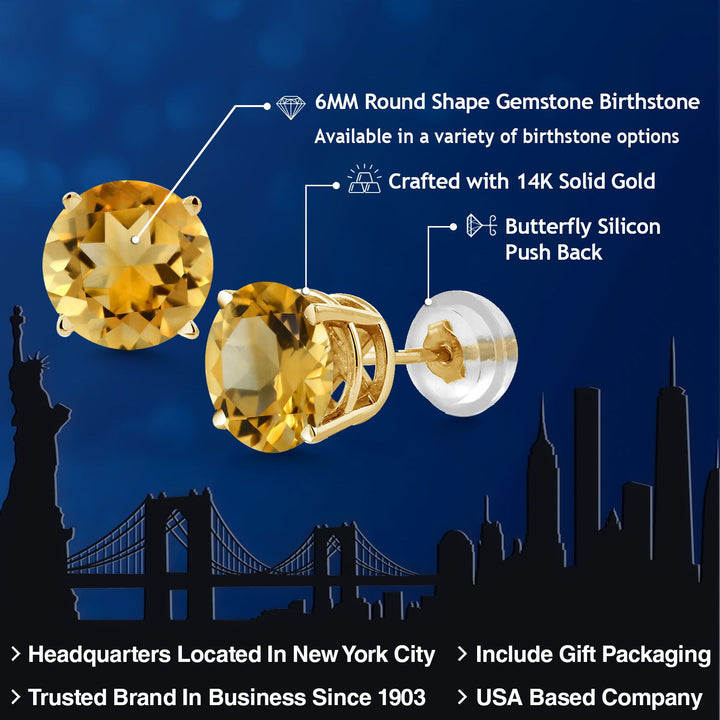 Earrings in 14K Yellow Gold