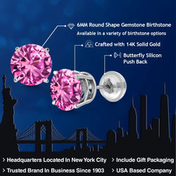Earrings in 14K White Gold