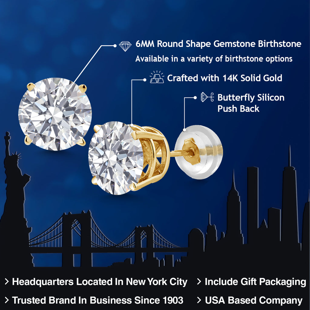 14K Yellow Gold_Earrings in 14K Yellow Gold