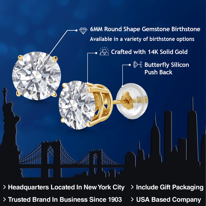 14K Yellow Gold_Earrings in 14K Yellow Gold