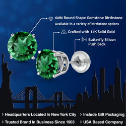 Earrings in 14K White Gold