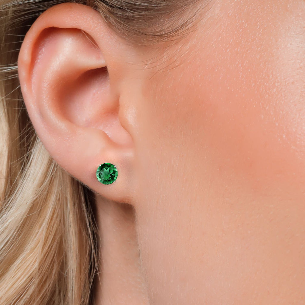 Earrings in 14K White Gold