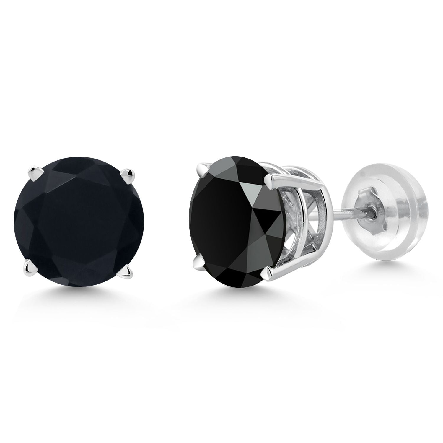 Earrings in 14K White Gold