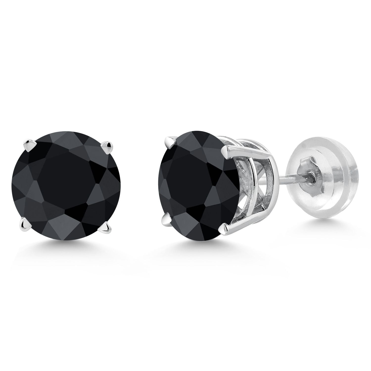 Earrings in 14K White Gold