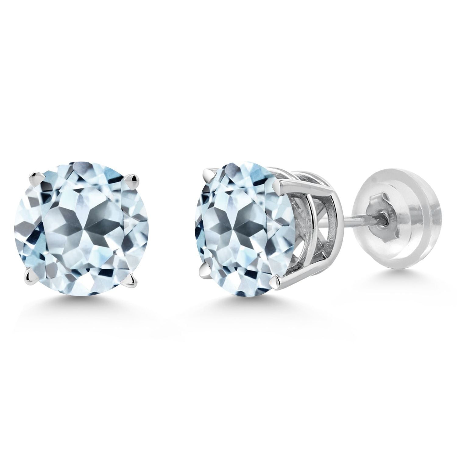 Earrings in 14K White Gold