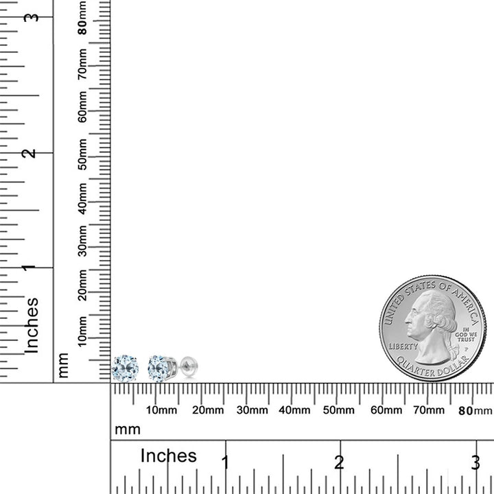 Earrings in 14K White Gold