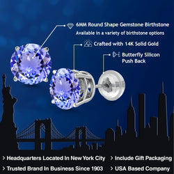 Earrings in 14K White Gold