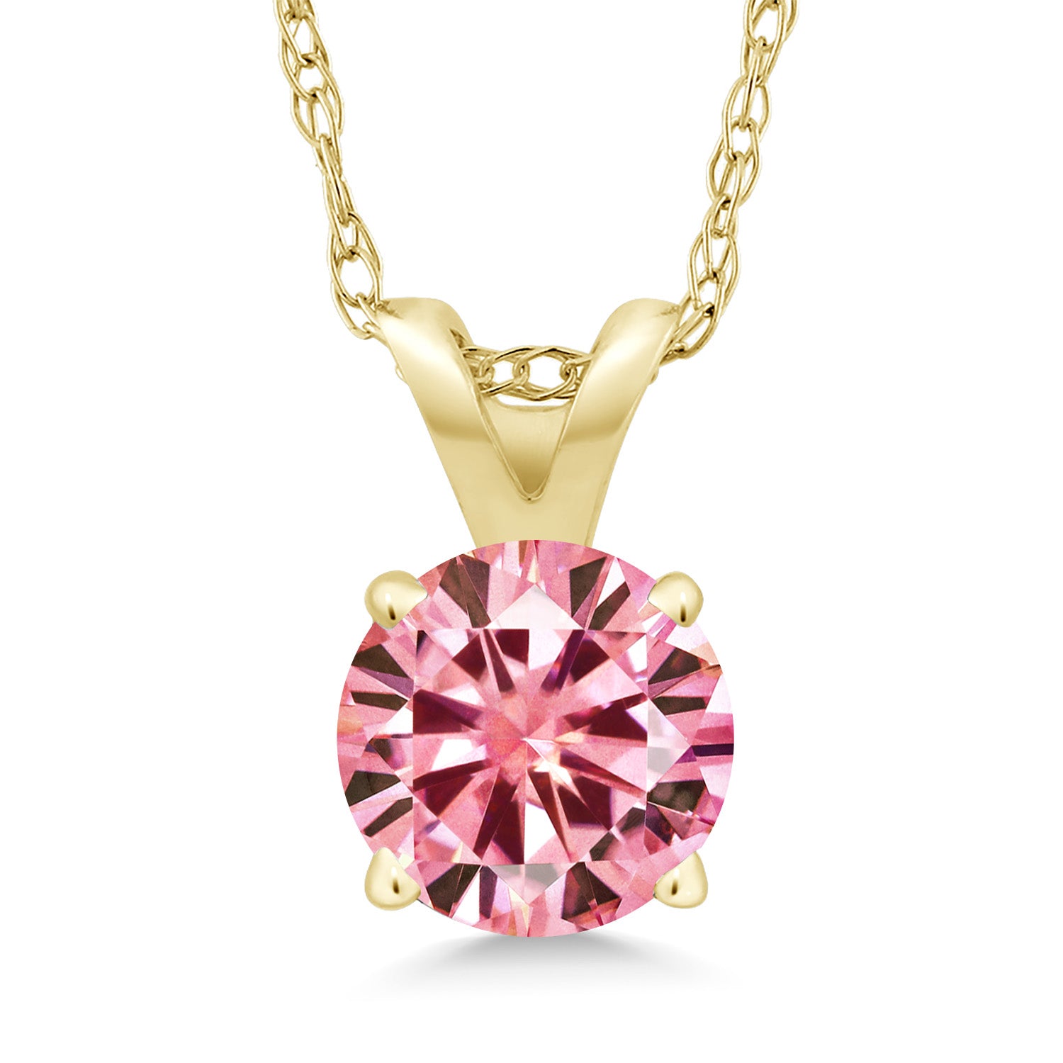 Pink Moissanite