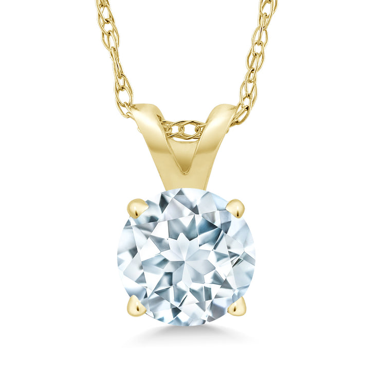 Aquamarine - March_14K Yellow Gold